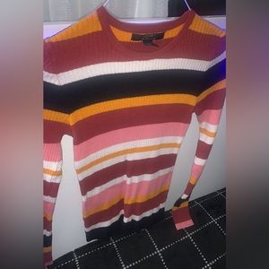 Orange, red, pink, white and black long sleeve for Women in size Medium